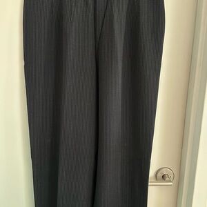 Giorgio Armani Charcoal Pinstripe Pants